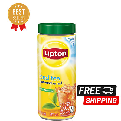 Lipton Black Iced Tea Mix Decaffeinated Unsweetened 30 Qt