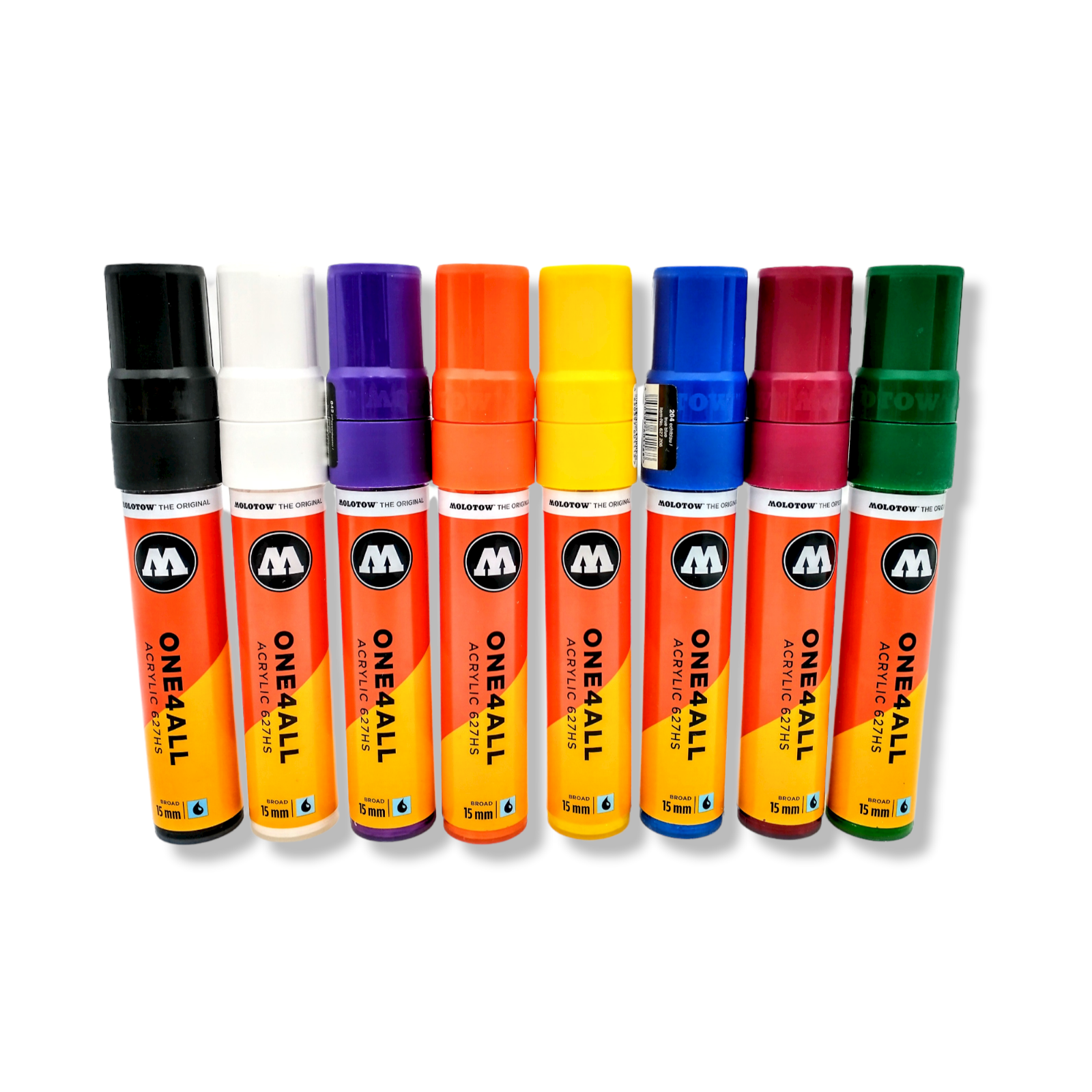 (1) Molotow ONE4ALL 627HS 15mm Single Acrylic-based Paint Marker Graffiti Art