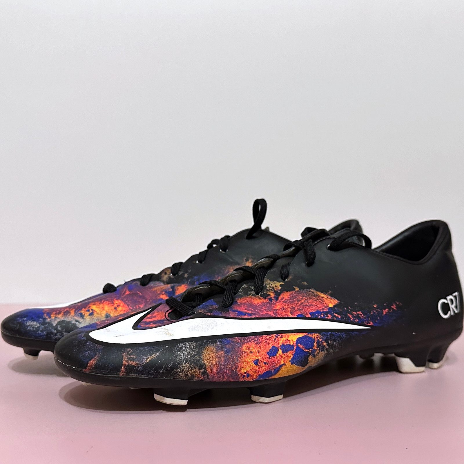シューズ NIKE Mercurial Vapor 10 CR7 FG 25cm Nike Men's Mercurial Vapor X CR7 FG Deep Royal Blue/Metallic