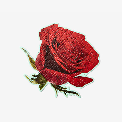 Areaware Little Puzzle Thing: Rose - Mini 70+ Piece Party Puzzle