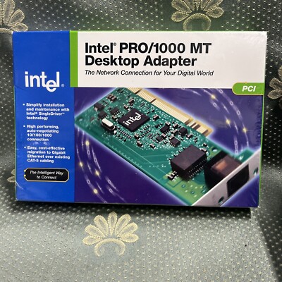 Intel PRO/1000 MT Desktop Adapter Network New Sealed