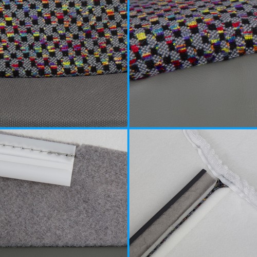 For 1998-2002 Dodge Ram 1500 2500 3500 SLT Driver Bottom Fabric Cloth Seat Cover