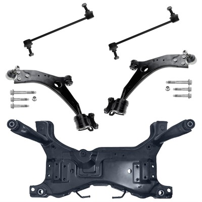 Achsträger Ford C-Max Focus II DA vorne u 2 Querlenker Schrauben 2 Koppelstangen