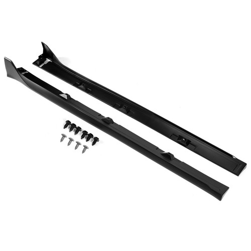 For Honda 2016-2021 Civic LX EX SI 4 DR Sedan Side Skirt Extension Type-R Style