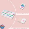 Jongyance American Mahjong Tile Set, 160 Acrylic Engraved Mahjong Tiles with Carrying Bag and Accessories