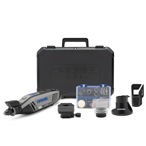 Dremel 4300-5/40 High Performance Rotary Tool Kit with LED Light and Dremel Flex