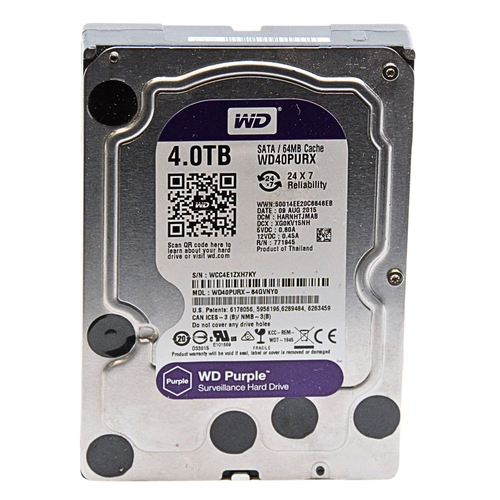 ⑨WD Purple WD40PURZ 4TB 2 台セット 3.5インチHDD Amazon | Western Digital HDD 4TB WD Purple 監視システム 3.5