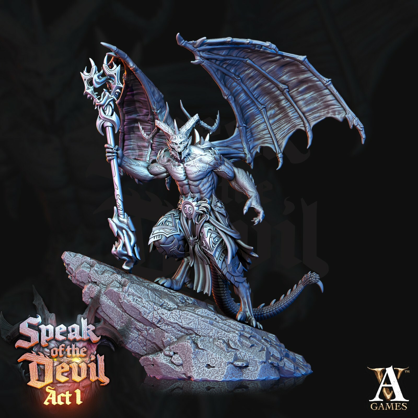 Horned Demons - Daemon Prince Proxy Darkness Slaves Chaos