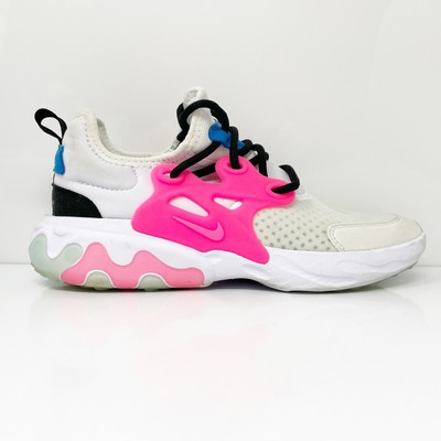 

Белые кроссовки для бега Nike Girls React Presto BQ4002-101, размер 5 лет, Белый, React Presto