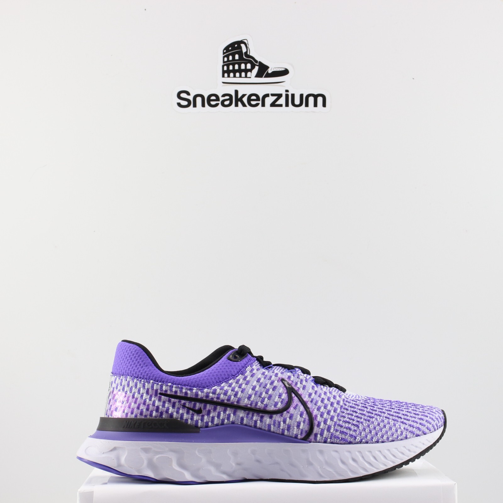 

Мужские новые кроссовки Nike React Infinity Run Flyknit 3 Pure Platinum Purple DV0697-043, Фиолетовый, Nike React Infinity