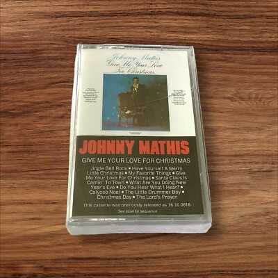 Give Me Your Love for Christmas by Johnny Mathis (Cassette Tape,2001) Holiday