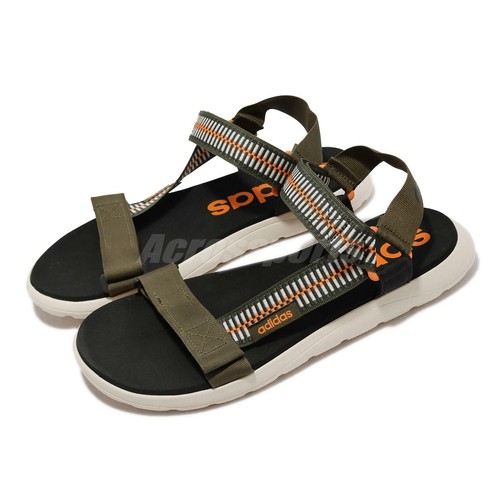 

Adidas Comfort Sandal Focus Оливково-зеленая мужская повседневная обувь на ремешке GV8245, Зеленый, Comfort Sandal