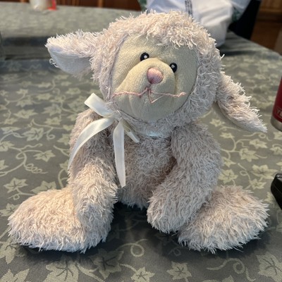 新品　2005年　Baby Gund Fluffles 子羊のぬいぐるみ　シープ BABY GUND FLUFFLES THE CREAM LAMB FLOPPY LOVEY PLUSH ANIMAL