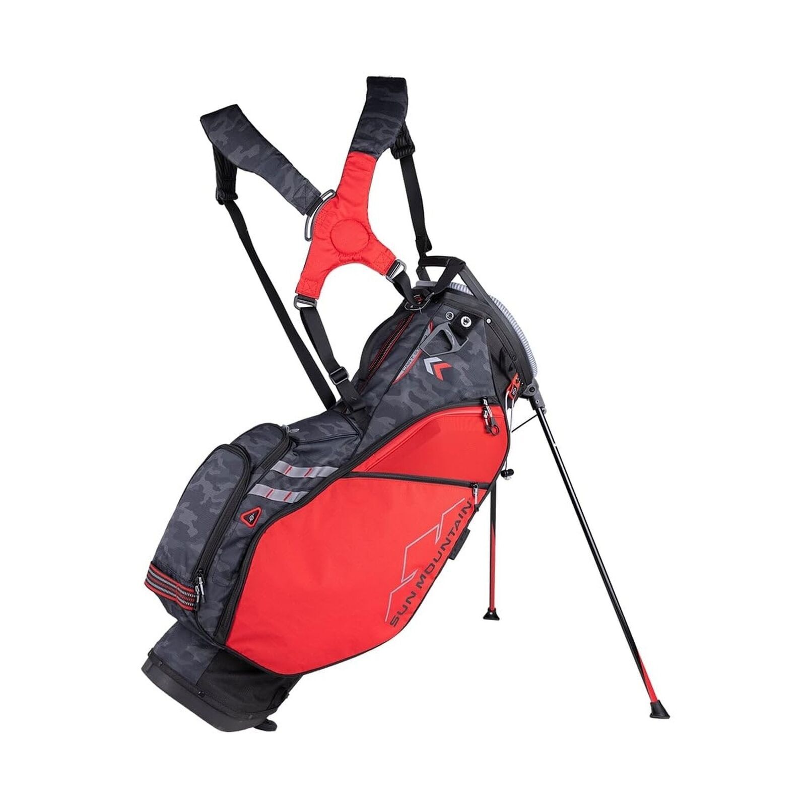 Stand Bag 14-way Black-black Camo-red