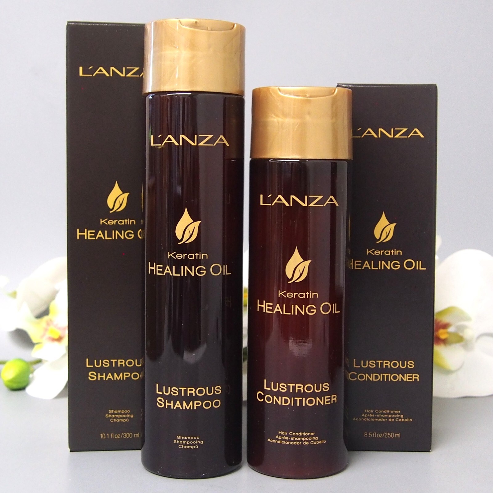 DUO Lanza Keratin Healing Oil LUSTROUS Shampoo 10.1oz