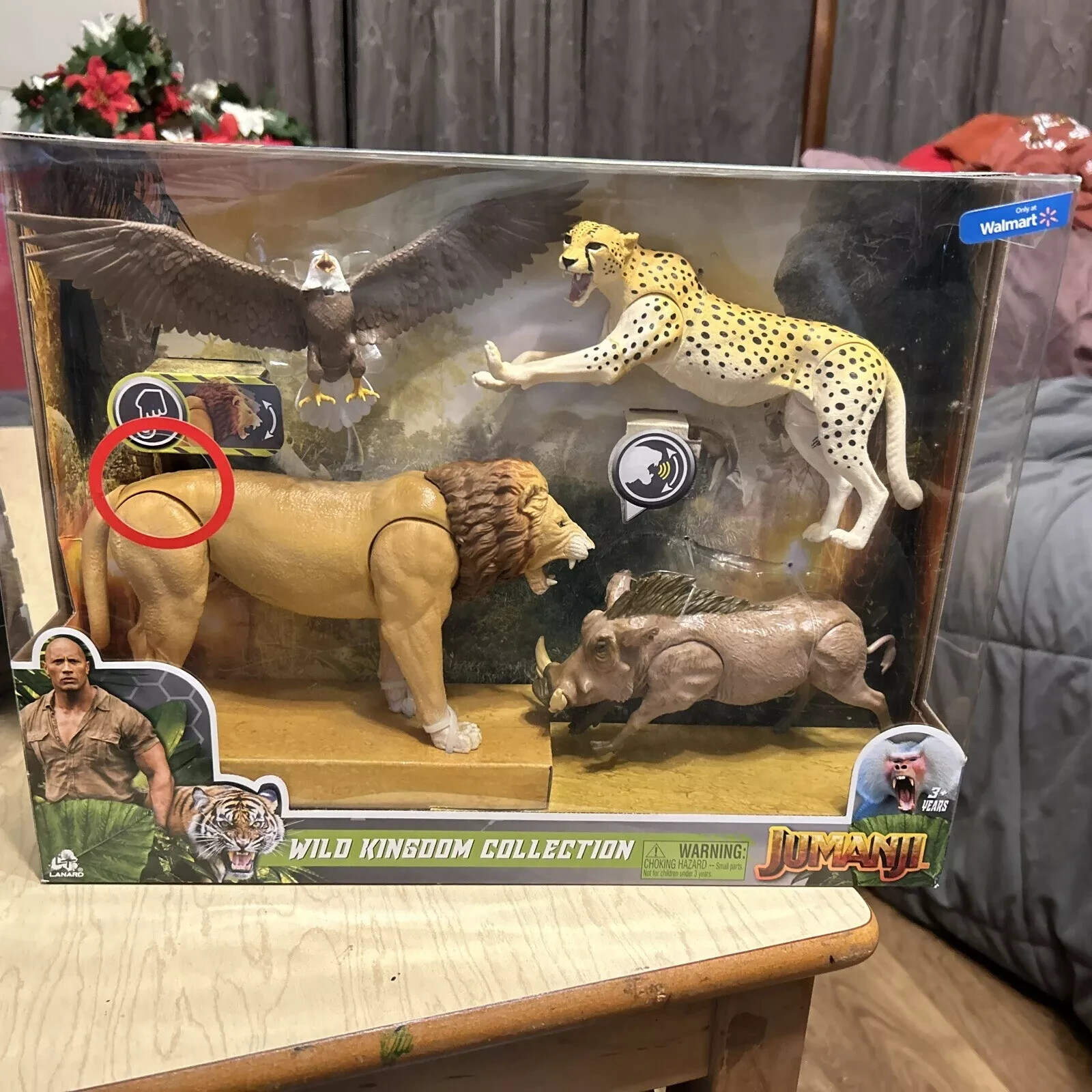 激レア Jumanji 公式フィギュア 動物 7体 アメトイ Jumanji Wild Kingdom Movie Animal Collection Action Figures
