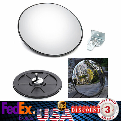 Wide Angle Convex Mirror Traffic Safety Driveway Street Parking Corner Mirror