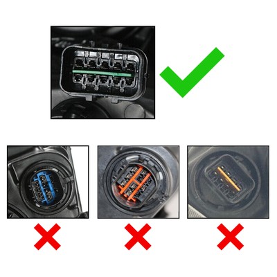 For 2014 2015 Kia Optima Halogen Headlight Projector w/o LED w/ Bulb Pair 2pc 