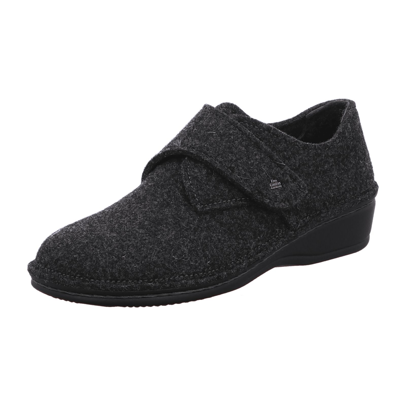 Pre-owned Finn Comfort Adelboden Women's Comfort Slippers, Stylish Grey In Gray