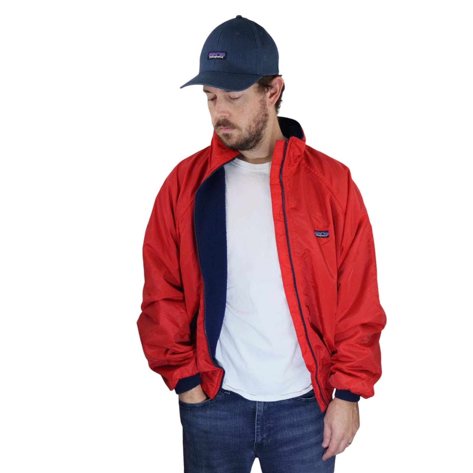 ジャケット・アウター 90s Patagonia Shelled Synchilla Jacket Vtg 90s Patagonia Synchilla Fleece Shelled Jacket Mens XL