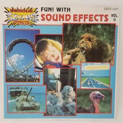 Fun With Sound Effects Vol II CD & Case NM + Free Outer Sleeve