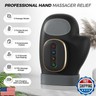WUX Hand Massager with Heat Compression Relief, 3 Massage 4 Temperatures 5 Compression Models Therapy Glove, Hand Massager for Arthritis and Carpal Tunnel, Ideal Gifts for Father's Day