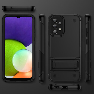 For Samsung A14 5G A32 A52 A53 A54 5G Shockproof Hybrid Stand Rugged Case Cover