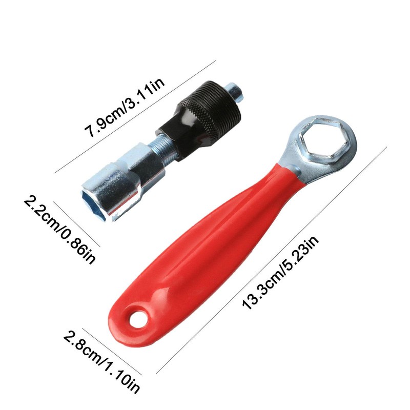 Bike Crank Removal Wrench Bicycle Extractor Pedal Repair Tool Road MTB Bike