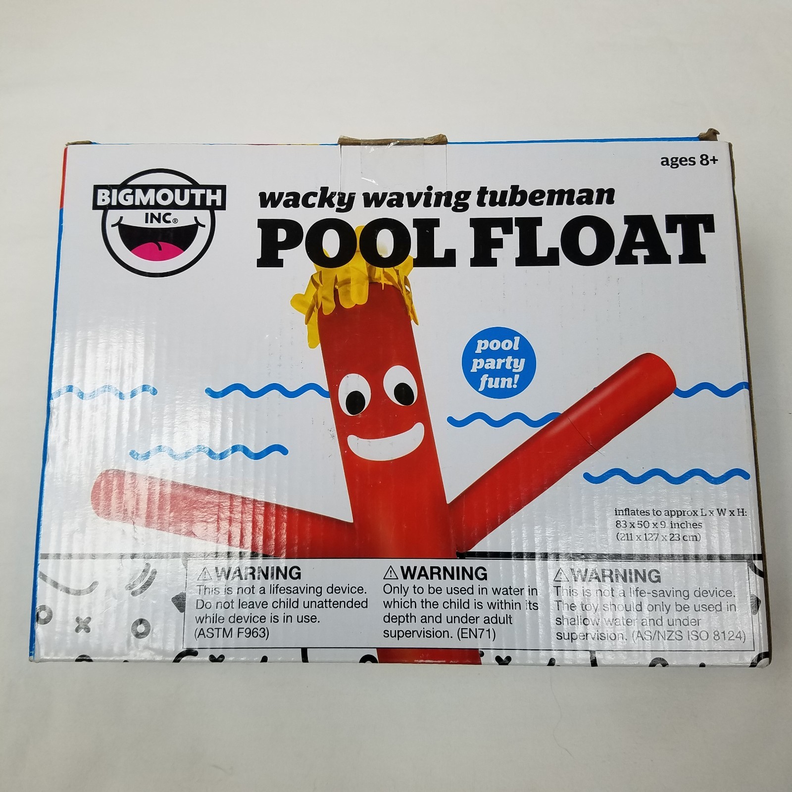 Wacky Waving Tubeman by Big Mouth Toys Inflatable 6 ft + long New