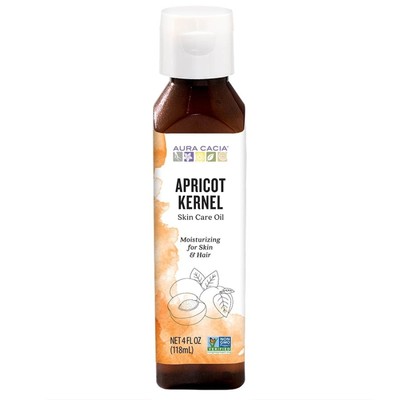 Aura Cacia Pure Skin Care Oil-Apricot Kernel 4 oz Liquid