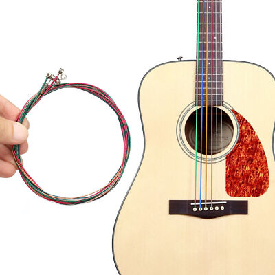 3 Sets of 6 Guitar Strings Replacement Steel String for Electric Acoustic Guitar