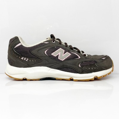 

New Balance Womens 492 WL492BL Коричневая повседневная обувь Кроссовки Размер 8 B, Коричневый, 492