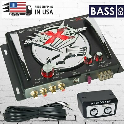 SoundXtreme Digital Bass Machine Processor Epicenter Driver Bass Knob ST-AP7