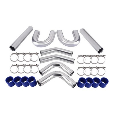 3'' Intercooler Pipe Kit Aluminium Universal Intercooler Piping Clamps 90 degré