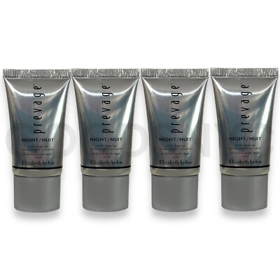 Elizabeth Arden Prevage Anti-Aging Overnight NIGHT Cream 0.5oz 15ml set x 4= 2oz