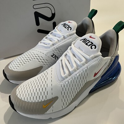 Nike Air Max 270 Running Shoe Sneaker White University Red DV3731 100 Mens 14 eBay