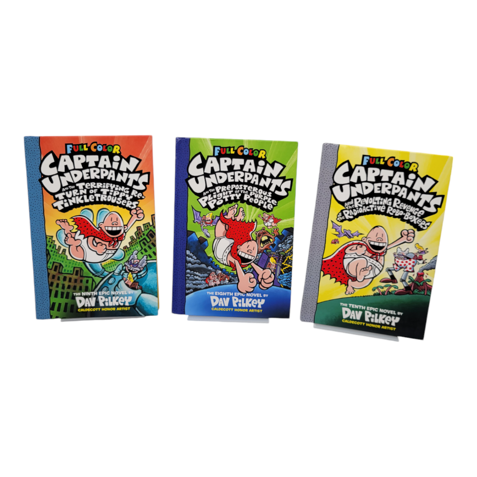 Captain Underpants Full Color Collection Books 8-10 by Dav Captain Underpants Full Color Collection Books 8-10 by Dav