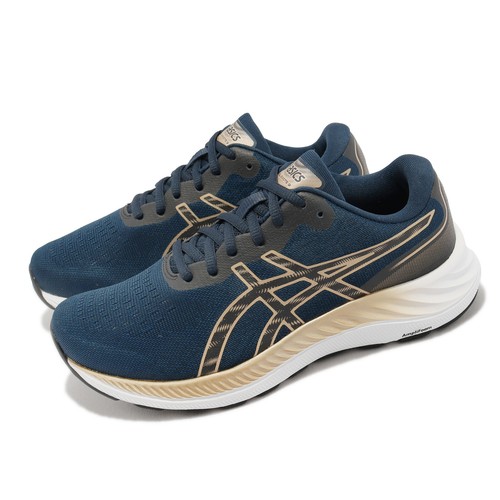 

Asics GEL-Excite 9 D Wide French Blue White Women Running Sports 1012B560-400, Синий, Gel-excite 9 D Wide