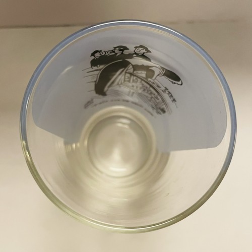 Vintage Paul Arno Graphic Highball Glass Will That Be All Sir Mid-Century