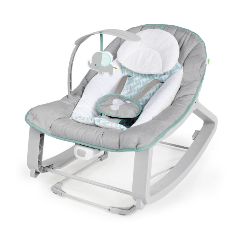 Ingenuity 3 In 1 Keep Cozy Grow w/ Me Kids Bouncer and Rocker to Seat (Open Box)