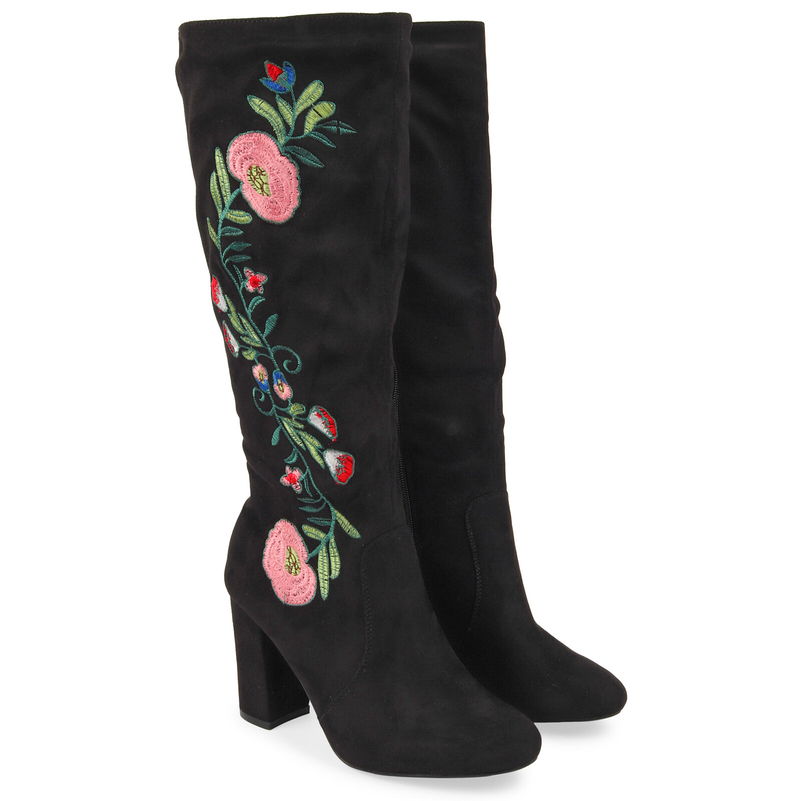 women's suede knee high boots uk