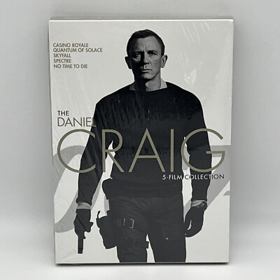 The Daniel Craig 5-Film 007 Collection (DVD, 2020, Widescreen) Brand New Sealed