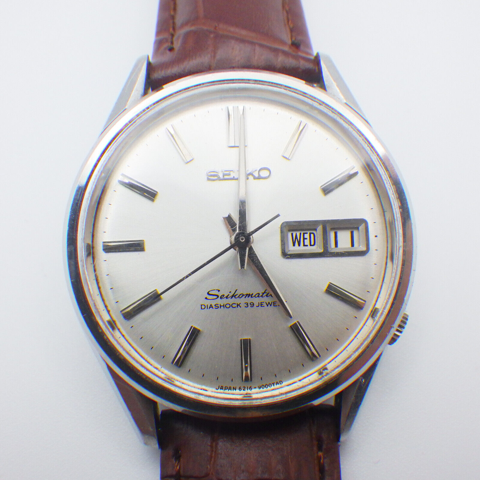 Seiko Seikomatic Diashock 39 Jewels 6216-9000 Vintage Seiko Seikomatic Diashock 39 Jewels 6216-9000 Vintage