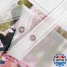 AooHome Shower Stall Curtain Liner for Small Size 36x72 Inch, 8G Eva Half Shower Curtain Frosted Pattern Narrow Standing Single Water Repellent Shower Liner, Semi Transparent