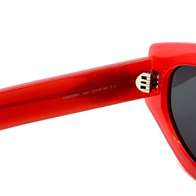 Pre-owned Celine New,  Sunglasses Cl40238u 66a Authentic In Red