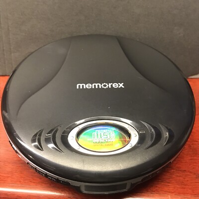 Memorex MD6451BLK Portable CD Disc Player CD Digital Audio Anti-Skip Buffer