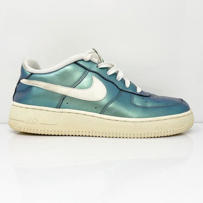 

Кроссовки Nike Girls Air Force 1 820438-300 Blue Casual Shoes Размер 7Y, Синий, Air Force 1