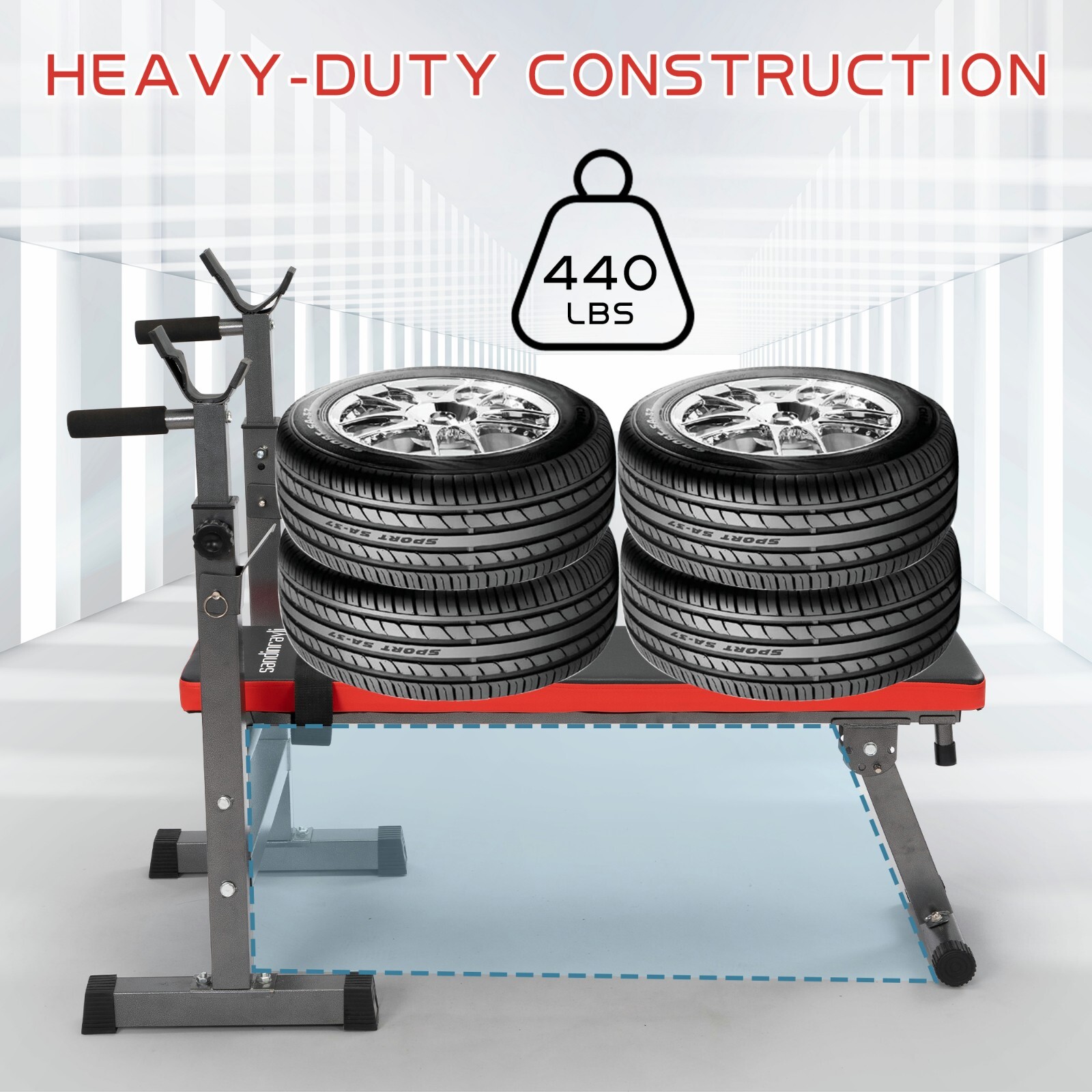 Adjustable Weight Bench Folding Bench Press