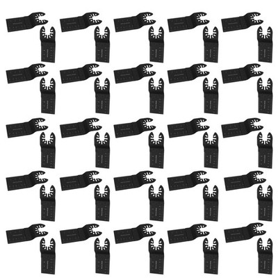 50Pcs Universal Metal Wood Plastic Cutting Saw Oscillating Tool Blades Set 34mm