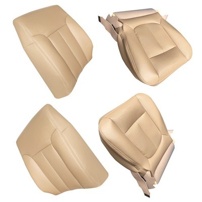 Tan Leather Seat Cover For Ford F150 Lariat  2009-2014 For Ford F-150